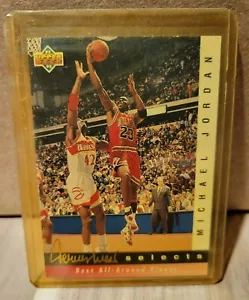 Michael Jordan Upper Deck 1992 Jerry West Selects Basketball Card #JW8 - Picture 1 of 2