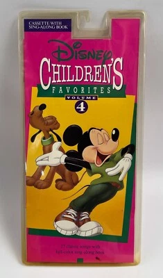 DISNEY'S Children's Favorites Volume 4 Vintage Audio Cassette Tape NEW - Image 1 of 4