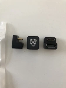 180° U Shape L Converter Mini HDMI to HDMI Adapter Male to Female Extension - Picture 1 of 2