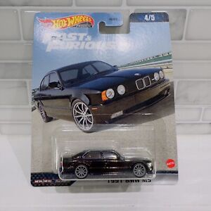 Hot Wheels Premium Fast & Furious 1991 BMW M5 4/5 Black