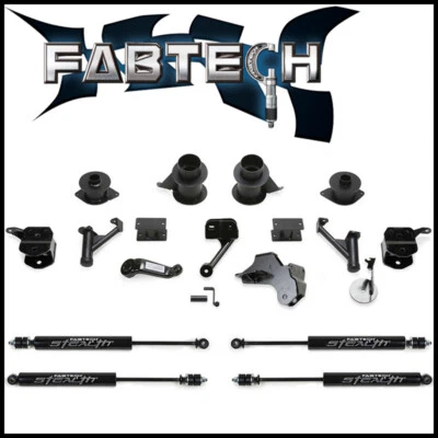 Базовый подъемный комплект Fabtech 5 дюймов с амортизаторами для 19–21 Dodge Ram 2500 3500 4WD - Изображение 1 из 3