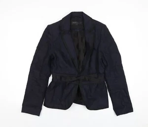NEXT Womens Blue Jacket Blazer Size 8 Hook & Eye - Picture 1 of 10