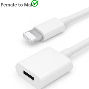 for iPhone Charger Extension–Male to Female Adapter Cable|Durable & Fast ✅ - Picture 1 of 5