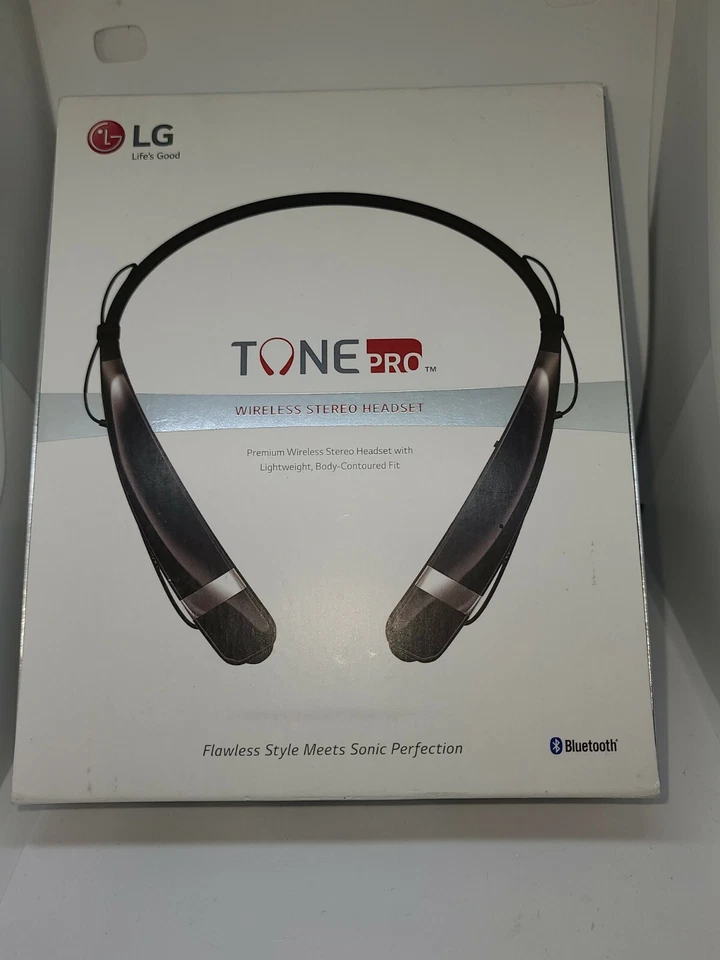 LG HBS-760 Tone Pro Black Bluetooth Wireless Stereo Headset - Image 1 of 1