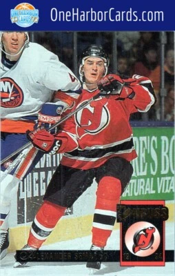 1993-94 Donruss New Jersey Devils Hockey Card #191 Alexander Semak - Image 1 of 2