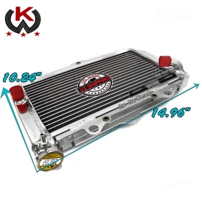 Radiador de refrigeración ATV compatible con Yamaha YFZ450 YFZ 450 2003-2008 2004 2005 2006 2007 08 Foto 1 de 4