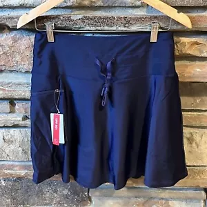 Baleaf Navy High Waisted Tummy Control Swim Skirt with Liner Shorts - Picture 1 of 9