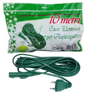 SPINA CAVO ELETTRICO 10M PER VORWERK FOLLETTO VK 140 150 EXTRA LUNGO CERTIFICATO - Imagen 1 de 2