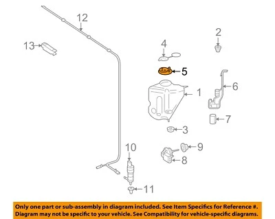 MERCEDES OEM 07-13 S550 Lavadora-Parabrisas-Cubierta 2218690208 Foto 1 de 2