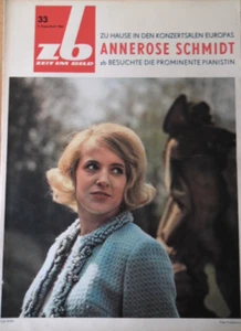 ZEIT IM BILD 33 - 1966 * Annerose Schmidt Sport-Rekorde Ruhrgebiet Bienen Athen - Picture 1 of 1