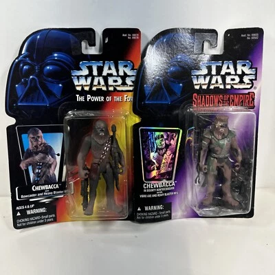 Kenner Star Wars Shadows Of The Empire Chewbacca, Power of the Force Cheebacca - Image 1 of 4