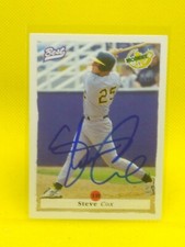 Steve Cox 1995 Best #38 Oakland A's (PERSONAL AUTOGRAPH)