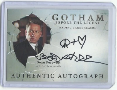 Gotham Season 1 Sean Pertwee Alfred Pennyworth autograph auto inscription card - Image 1 of 2