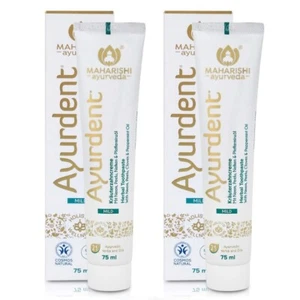 Ayurveda Ayurdent Mild Herbal 21 Ayurvedic Herbs Toothpaste 75ml Pack of 2 AU - Foto 1 di 8