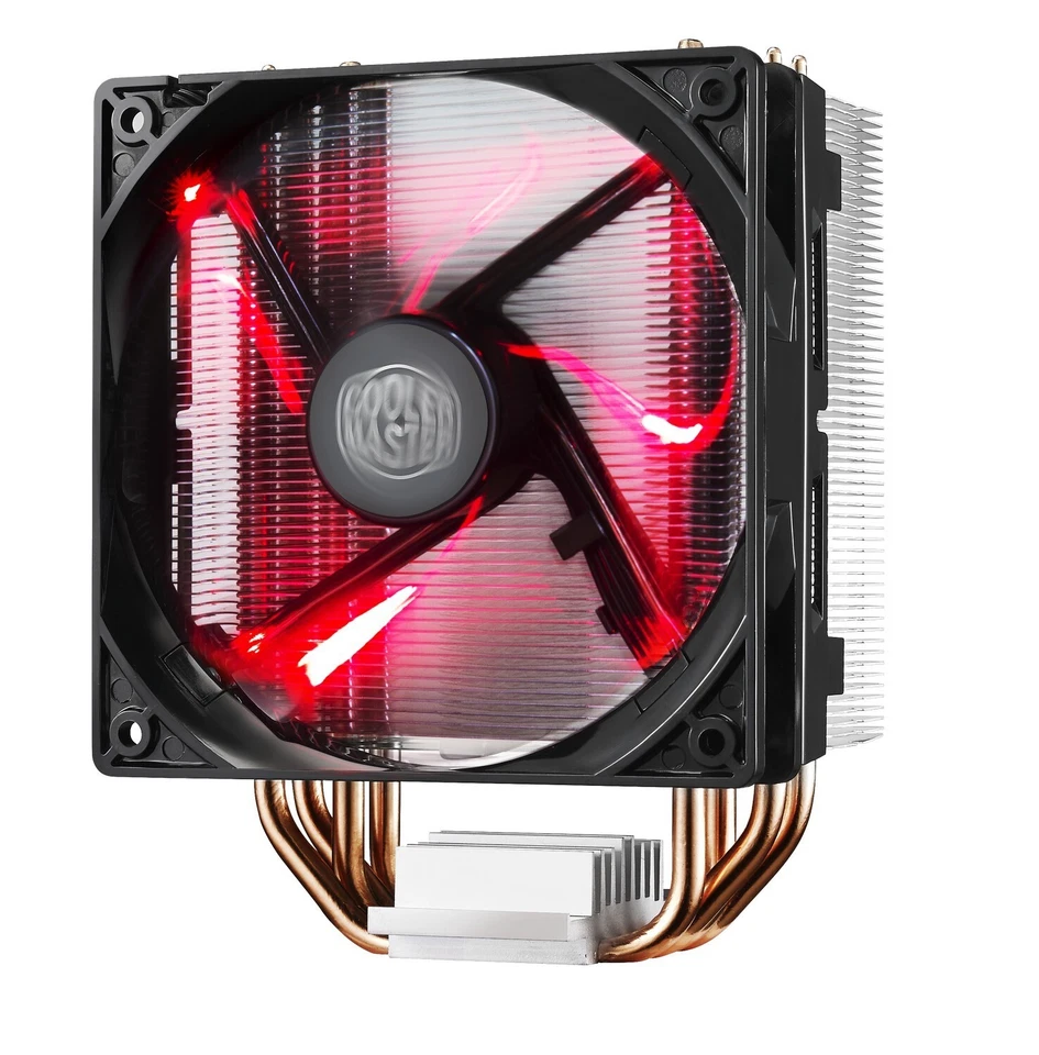 Cooler Master Hyper 212 LED AMD Intel CPU Cooler 1600RPM 66CFM 120mm Red LED Fan - Image 1 of 4