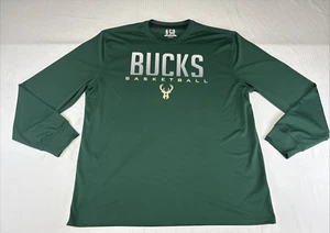 Ultra Game ( UG ) NBA Bucks Basketball 100% Polyester Langarm T-Shirt weich!!! - Bild 1 von 13