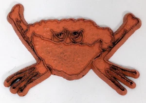 Vintage 1970s Ralston Freakies Cereal Premium Prize Grumble Fridge Magnet - Picture 1 of 2