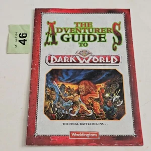 Board Game Dark World The Adventurers Guide To Instructions Rule Book - Picture 1 of 3