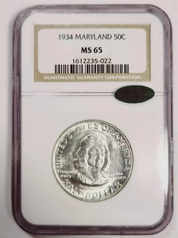 1934 P NGC MS-65 CAC MARYLAND Cover