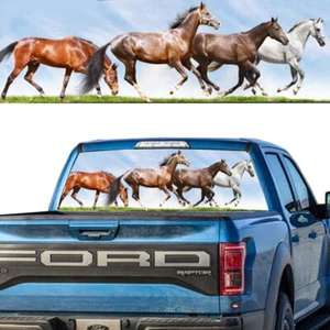 Calcomanía gráfica ventana trasera RUNNING HORSES SUV jeep nueva~ - Imagen 1 de 5