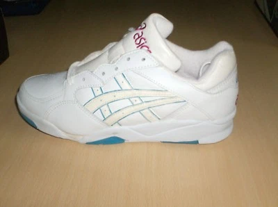 sapatos vintage asics gel biscayne com colecionadores apenas 9 EUA novo com etiquetas/PTR 1980 - Imagem 1 de 4