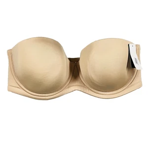 Wacoal Strapless Underwire Bra 40DD Full Bust Neutral Convertible Staple NWT - Picture 1 of 10