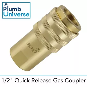 1/2" BSP Gastronomie Schlauch Schnellverschluss Kupplung Ersatz für Gasfritteuse usw. - Bild 1 von 1
