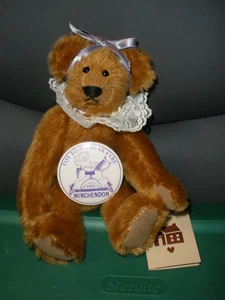 Coventry Crafts Mohair Glass Eyes Jointed Collectible Bear 8" (P83) - Picture 1 of 7