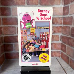 Barney Goes To School VHS. Barney Home Video. 1989. - Picture 1 of 6