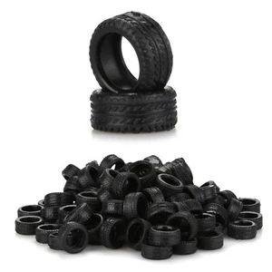 100Pack 1:64 Rubber Tire Diorama Diorama Display Model Scene Accessories Toy - Foto 1 di 12