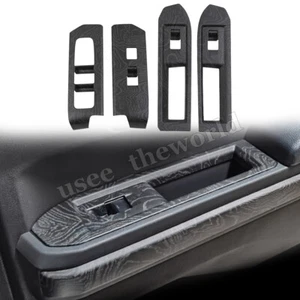 For Toyota Tacoma 2024 2025 Door Window Lift Switch Button Cover Trim Wood Grain - Picture 1 of 6