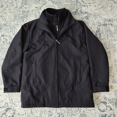 Chaqueta Hombre Johnston Murphy Talla L Negra Buen Estado Foto 1 de 4