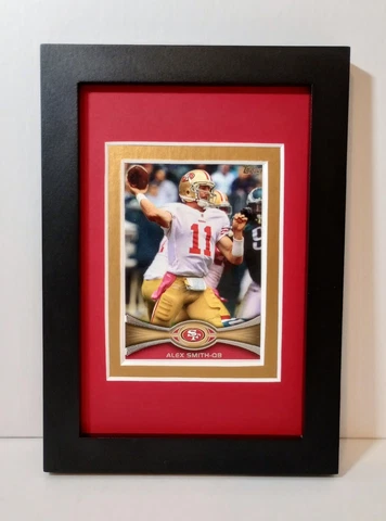 Alex Smith San Francisco 49ers Display Custom Framed NFL Football Card Plaque Cover