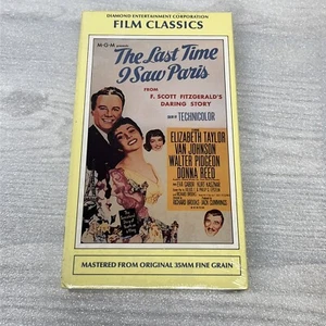 The Last Time I Saw Paris (VHS, 1991) Elizabeth Taylor Van Johnson Donna Reed - Picture 1 of 2