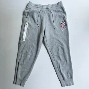Nike USWNT Tech Fleece Jogger Pants USA Soccer Womens M Gray BV6665-063 Swoosh - Picture 1 of 11