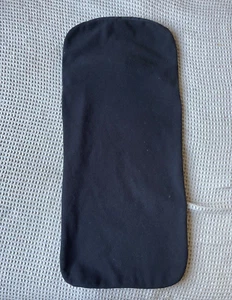 Bugaboo Cameleon Carrycot Mattress Cover Only Black fleece soft - Imagen 1 de 5