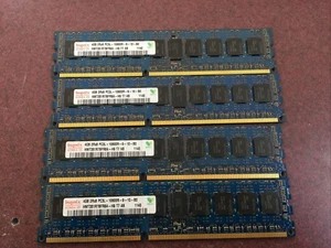 16 GB (4x4GB) 2Rx8 PC3L-10600R DDR3-1333 240 Pin Memory RAM SK HYNIX - Picture 1 of 3