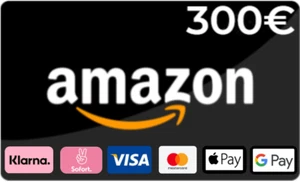 300€ Euro Amazon Gutschein Gutscheincode Geschenk Guthaben Code - Bild 1 von 1