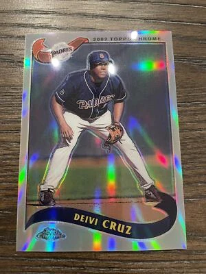Topps Traded & Rookies #T99 2002 refractores cromados Deivi Cruz Foto 1 de 2