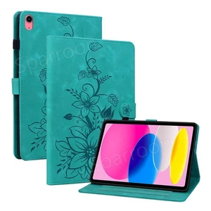 Flip Leather Case For iPad 7/8/9/10/11th Gen A16 M2 M3 Air 11" 13" M4 Pro Mini - Picture 1 of 96