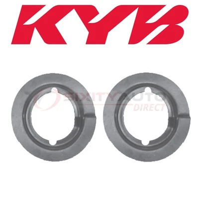 2 pc KYB Front Lower Coil Spring Insulator for 1989-1997 Ford Thunderbird - lt Foto 1 de 4
