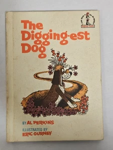 The Digging-est Dog Vintage 1967 Dr Seuss Al Perkins Beginner Book Club Edition - Picture 1 of 12