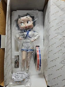 Betty Boop Porzellan Sammlerpuppe (Sailor's Sweetheart) Danbury neuwertig - Bild 1 von 5