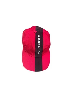 Vintage Polo Ralph Lauren Polo Golf Mütze Cap Spell Out Rare Sport 90s Red Rare OG - Bild 1 von 8