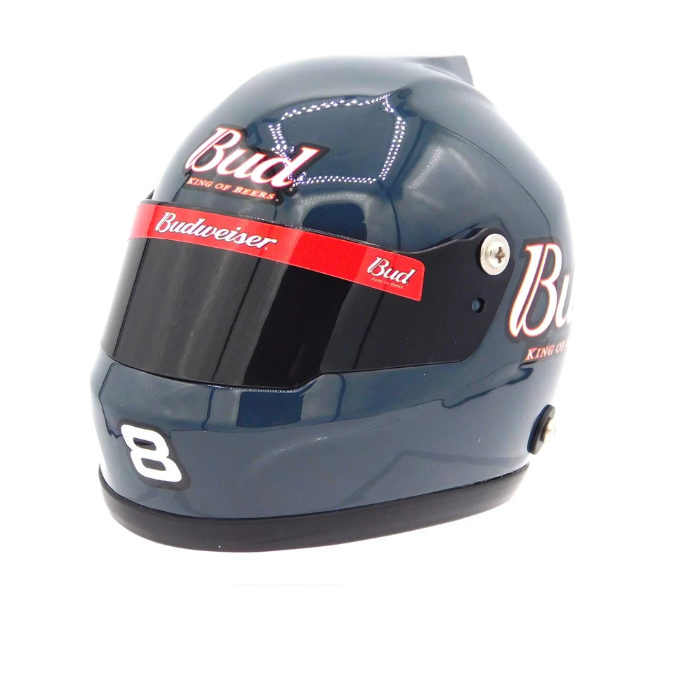 Casco micro réplica Dale Earnhardt Jr 2024 Budweiser modelo tardío escala 1:4 Foto 1 de 4