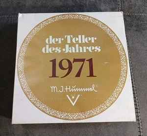 VINTAGE M.J. Hummel Der Teller Des Jahres 1971 - 100th Anniversary - 1st Edition - Bild 1 von 18