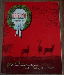 Arizona Highways Magazine December 1966 Silent Night Holy Night Winter White - Picture 1 of 1