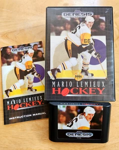 Sega Genesis (CIB) - Mario Lemieux Hockey - KOMPLETTES NHL Spiel, Box & Handbuch - Bild 1 von 9