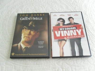 MY COUSIN VINNY, DANNY DEVITO & THE GREEN MILE, TOM HANKS: BOTH EXCELLENT . DVD - Image 1 of 2