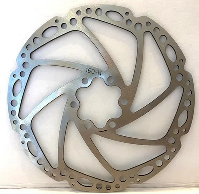 new TR Cycling TR14 6-Bolt Disc Brake Rotor 160mm - Image 1 of 3